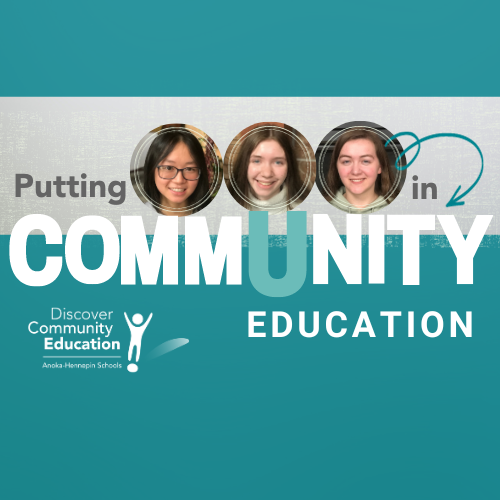  Graphic with photo of three volunteers